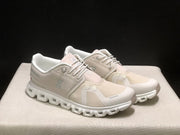 On Cloud 6 Sneakers in Pearl White