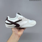 Miu Miu Women's White and Gray Lace-Up Sneakers