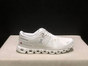 On Cloud 6 White Running Sneakers