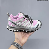 Salomon XA PRO 3D Trail Running Shoes in Pink and White