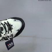 FILA Croissant 1S Low-Top Sneakers, White and Black