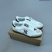MLB Clubbie SD Low-Top Sneakers, White and Green