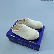 Birkenstock Suede Clog Mule in Tan or Cream