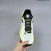 Kailas FUGA EX330 Trail Running Shoes, White and Neon Yellow