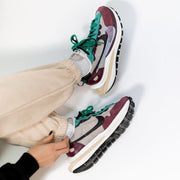 Nike sacai VaporWaffle Sneakers Burgundy DD3035-200