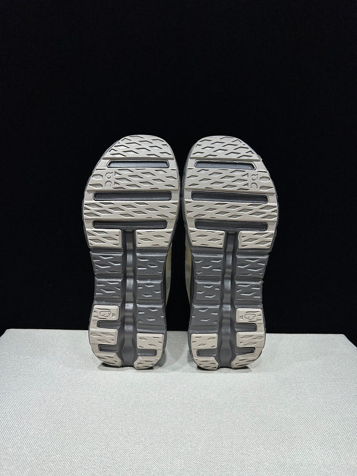 On Cloudtilt Remix Sneakers in White and Pebble