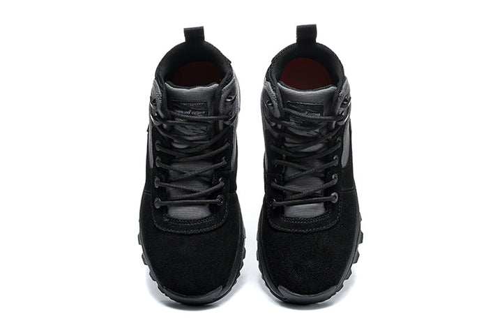 The North Face Waterproof Black Mid-Top Hiking Sneakers