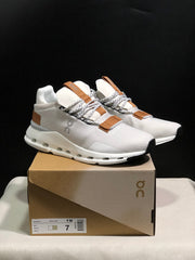 On Cloudnova 1 Sneakers in White Pearl