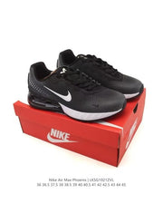 Nike Air Max Phoenix Black and White Sneakers LKS1021ZVI