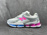 New Balance Sneakers in White, Gray, Pink and Blue