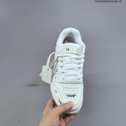 Off-White Low-Top Sneakers in White with Arrows Detail