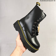 Dr. Martens 1460 Platform Lace-Up Boots, Black and Brown