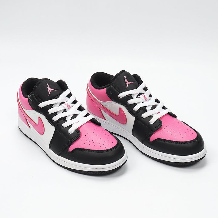 Jordan 1 Low Black Pink White Sneakers 554723-106