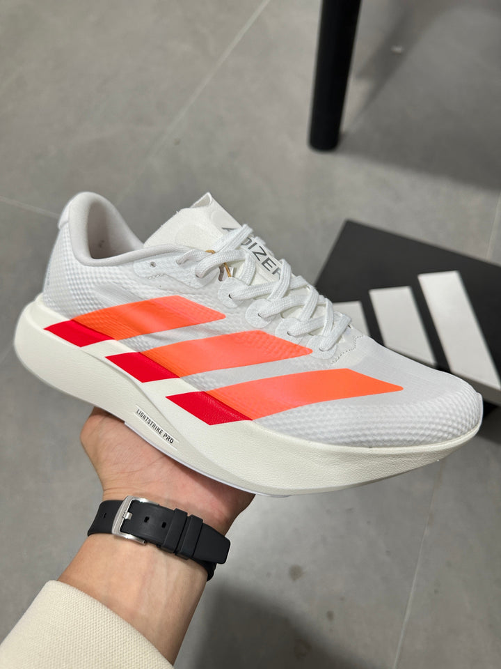 Adidas Adizero EVO SL Running Shoes White Orange