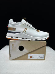 On Cloudnova 2 Sneakers, Ivory and Brown