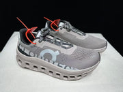 On Cloudmonster Sneakers in Cinder Fog