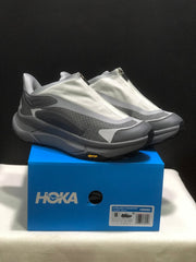 HOKA Project Transport Zip-Closure Sneakers in Gray