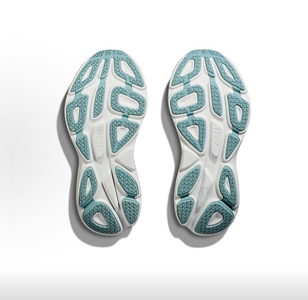HOKA Bondi 8 Running Shoes in Light Blue