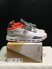 On Cloudnova 1 Sneakers, Silver and Orange