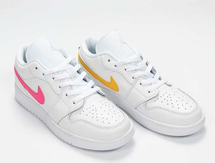 Nike Air Jordan 1 Low White Multicolor CW7035-100 Sneakers
