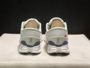 On Cloud X 4 Ivory and Blue Sneakers