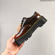 Dr. Martens 1460 Smooth Platform Lace-Up Shoes, Dark Brown