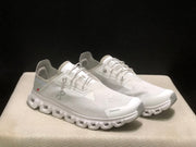 On Cloud 6 Coast Sneakers, White and Gray