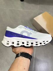 On Running Sneakers in White and Purple