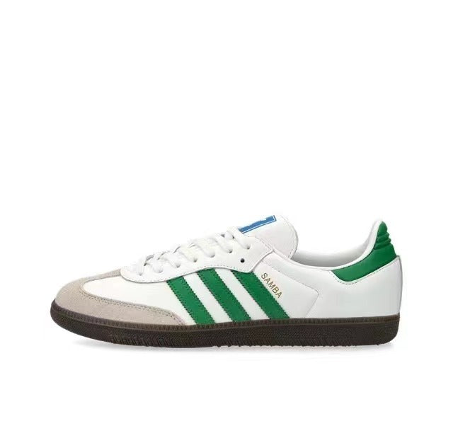 adidas Samba OG Sneakers White Green Gum Sole