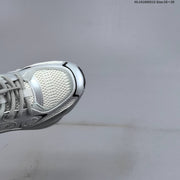 GG-CC G23X4317B Chunky Platform Sneakers, Silver and White