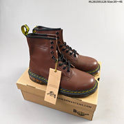Dr. Martens 1460 Platform Lace-Up Boots, Black and Brown