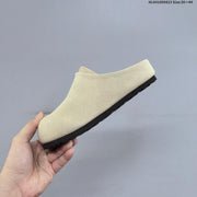 Birkenstock Suede Clog Mule in Tan or Cream