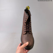 Dr. Martens 1460 Brown Platform Lace-Up Boots