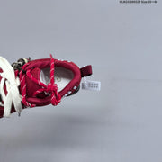 GG-CC Low-Top Chunky Sneakers in Burgundy