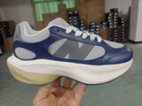 N-Logo Mesh Sneakers in Navy and Gray