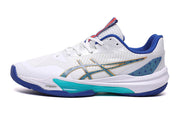 ASICS Gel-Resolution Tennis Shoes White Blue Turquoise