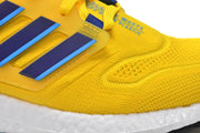 adidas UltraBoost 22 Running Shoes, Yellow and Blue, GW1710