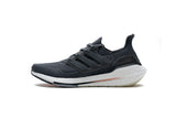 adidas UltraBoost 21 Running Shoes, Charcoal and White FY0372