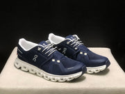 On Cloud 6 Sneakers in Navy and White
