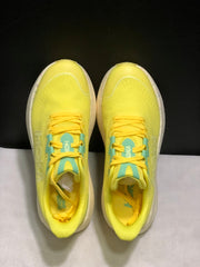 HOKA Skyward X Running Shoes in Yellow and Aqua