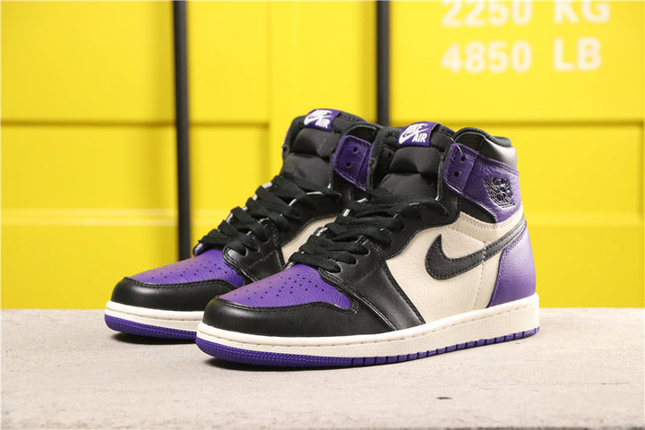 Air Jordan 1 Retro High OG Court Purple Sneakers 555088-501
