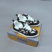 Louis Vuitton Trainer-Style Sneakers in Burgundy and White