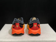 HOKA Speedgoat 5 Trail Running Shoes, Gray and Orange