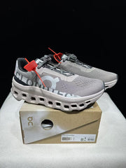 On Cloudmonster Sneakers in Cinder Fog