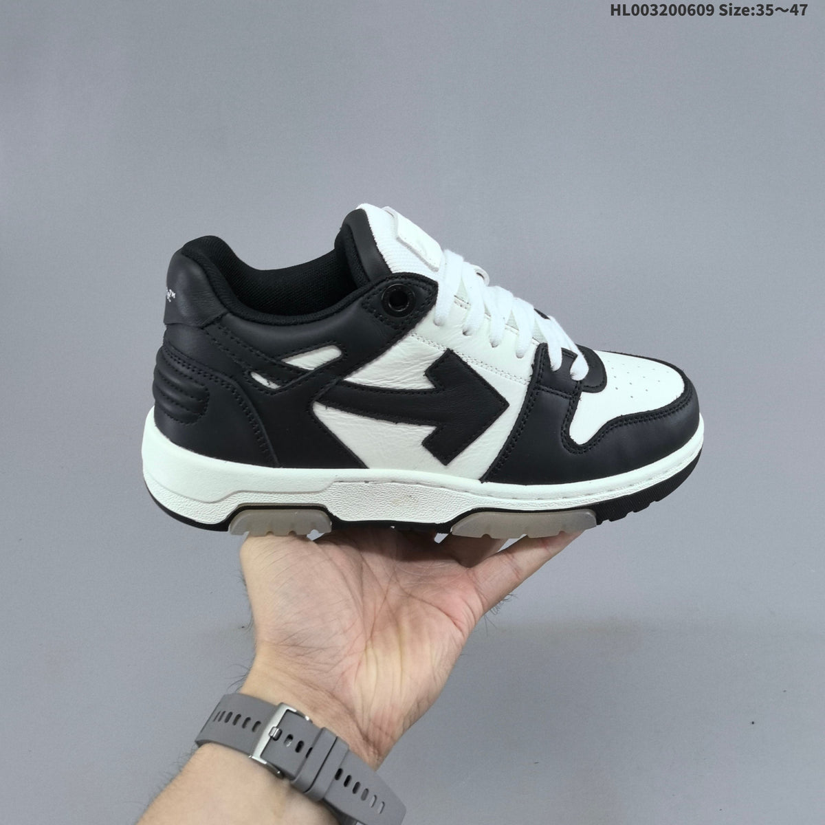 Off-White Out Of Office Sneakers in Black and White