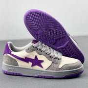 BAPE SK8 Sta Sneakers White Purple