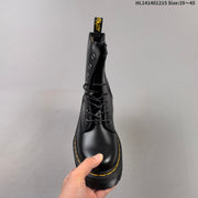 Dr. Martens 1057 Black Platform Lace-Up Boots