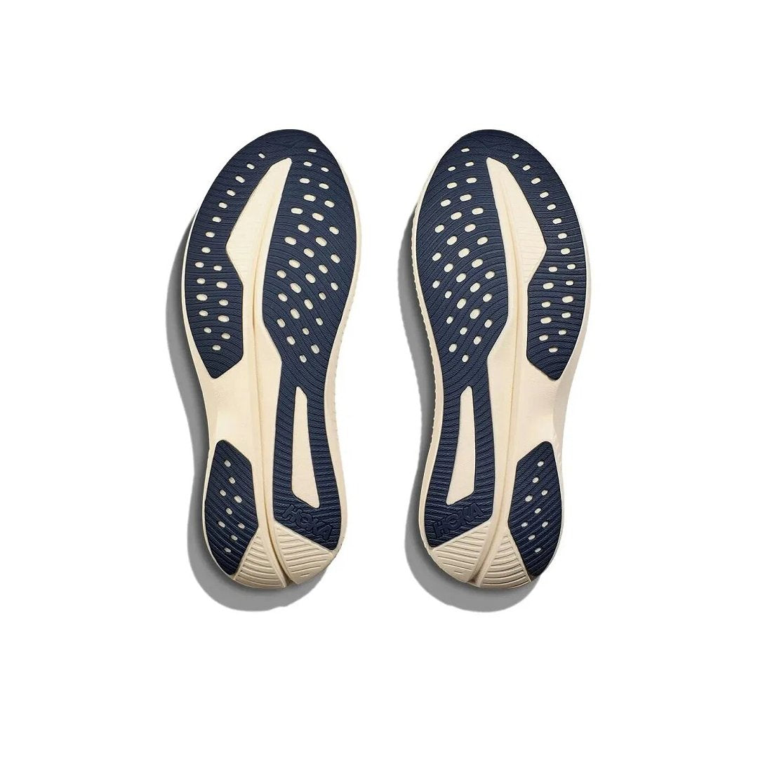 HOKA Mach 6 Road Running Shoes in Cream and Gold