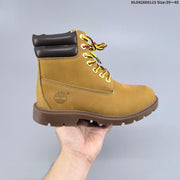 Timberland 6-Inch Style Lace-Up Boots, Wheat and Brown