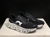 On Cloudmonster 2 Black White Running Shoes